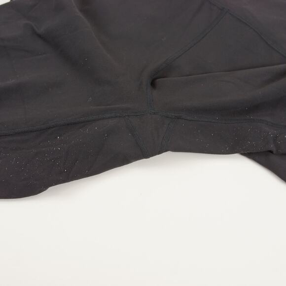 Lululemon Groove Super High Rise 23" Crop Black Leggings Womens Sz 14 - Picture 7 of 10